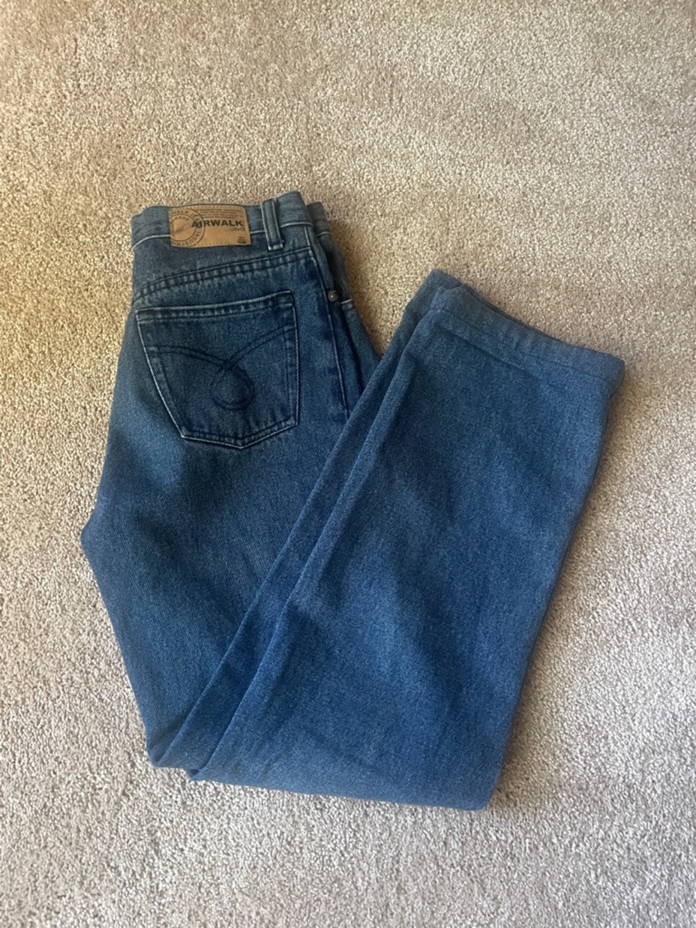 Airwalk Dark Blue Straight-Leg Jeans